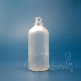Флакон стеклянный прозрачный матовый 4670 - 100 ml