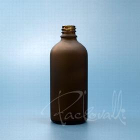 Флакон стеклянный коричневый матовый 4671 - 100 ml