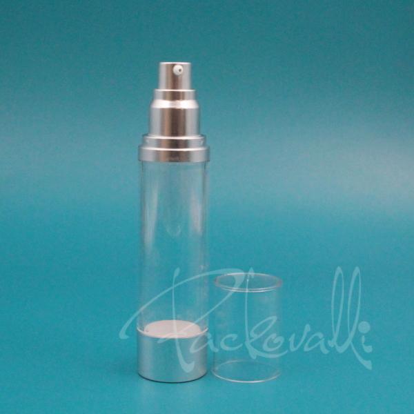 Флакон вакуумный серебро/UV 3884/50 - 50 мл