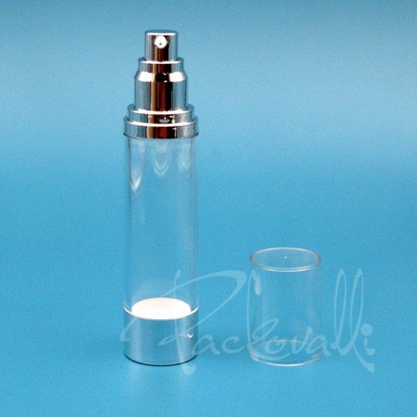 Флакон вакуумный серебро/UV 888/50 - 50 мл